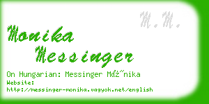 monika messinger business card
